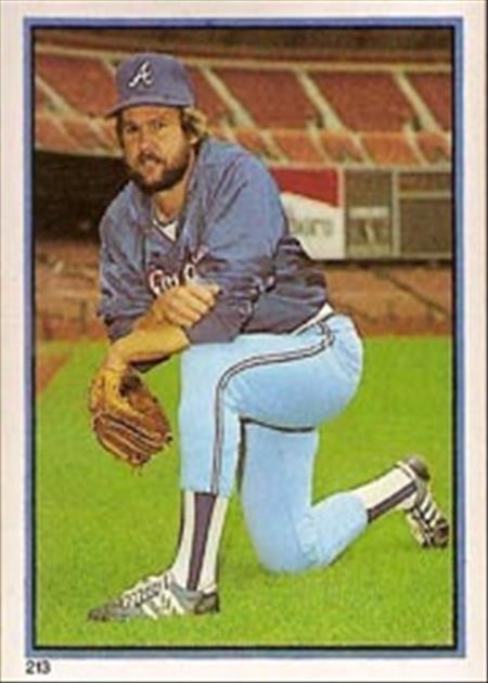 1983 Topps Baseball Stickers     213     Gene Garber